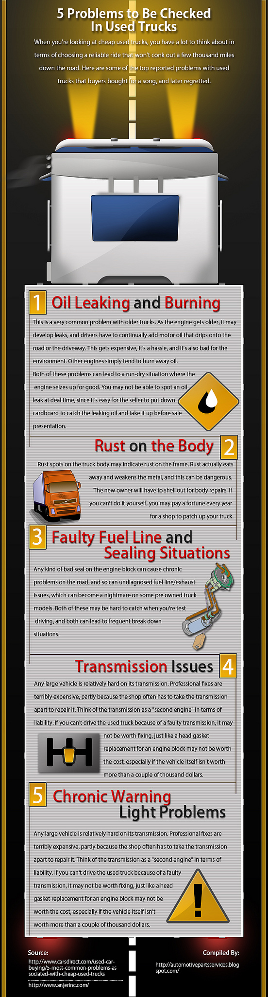 Top 5 Problems to be Checked in Used Trucks