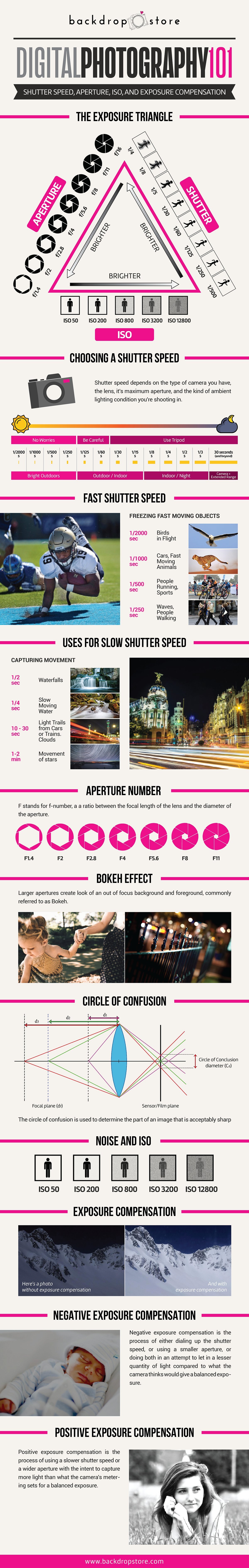 digital photography infographic