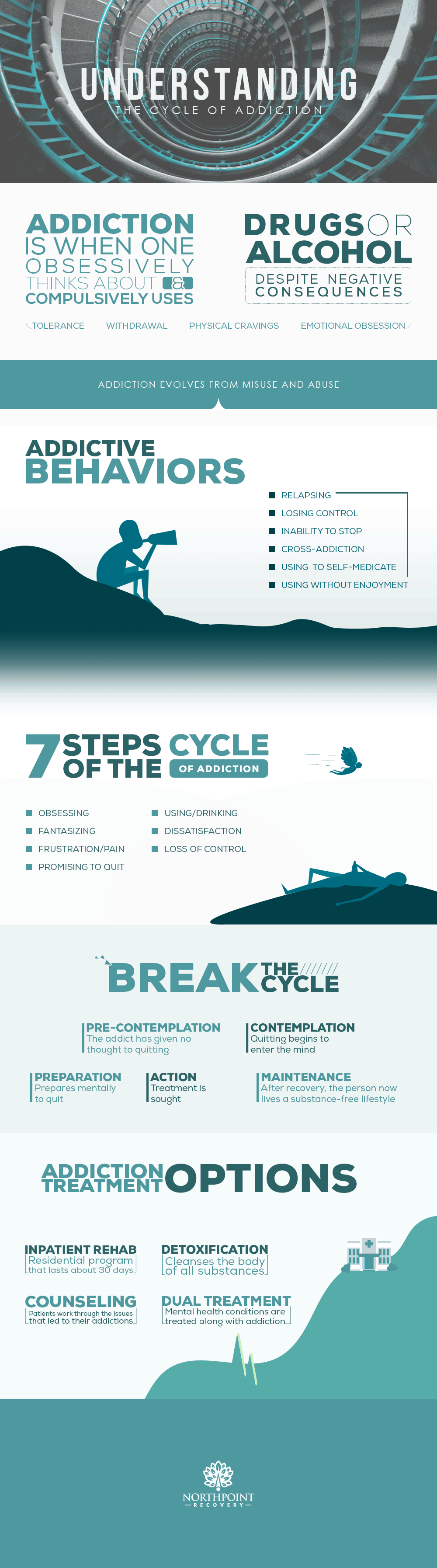 Cycle of Addiction Infographic