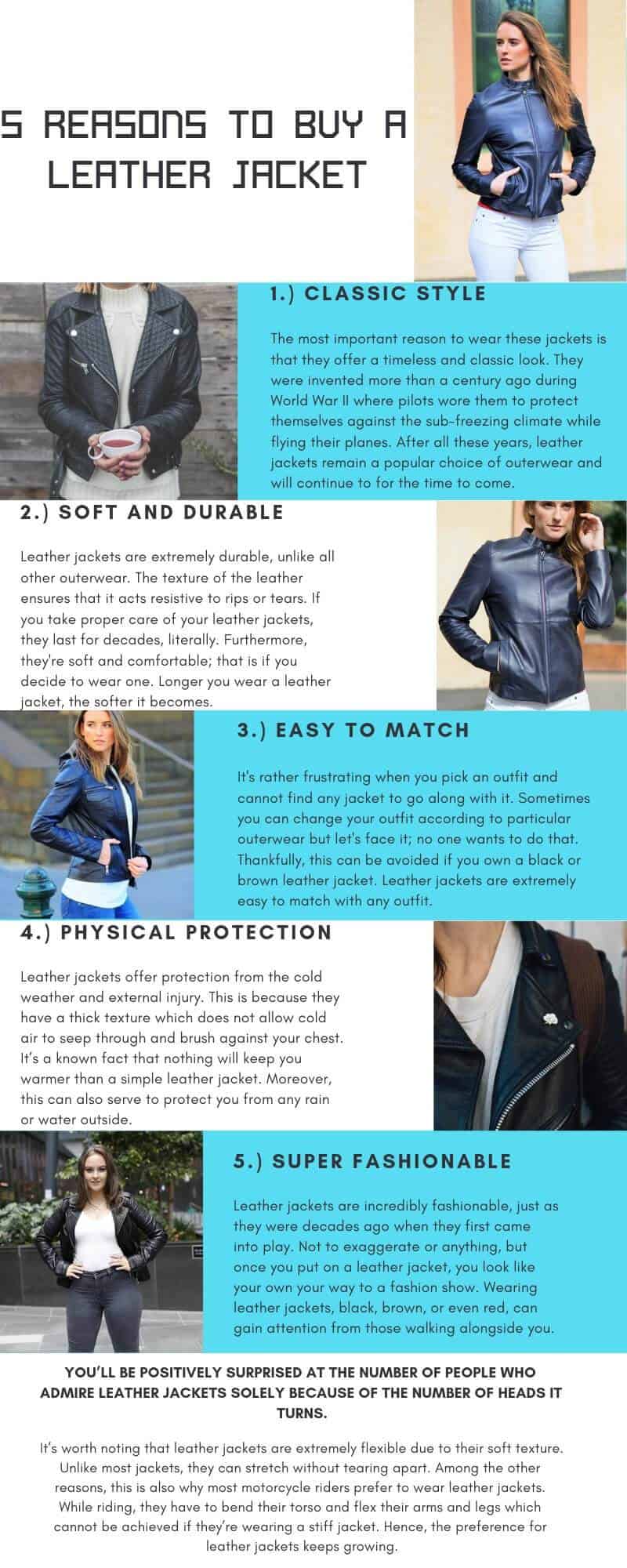 5 Reasons to buy a leather jacket