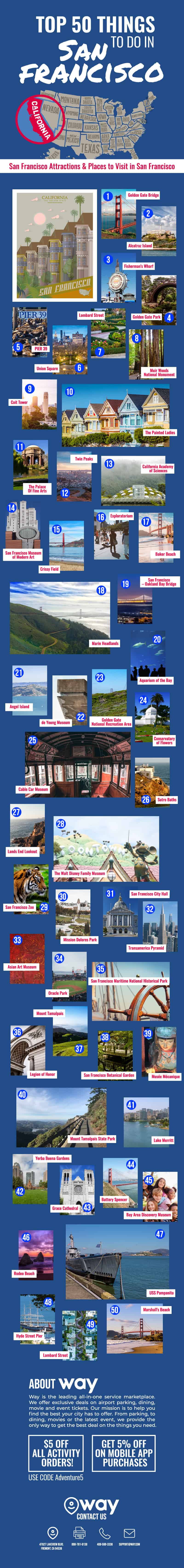 Top 50 Things to Do in San Francisco