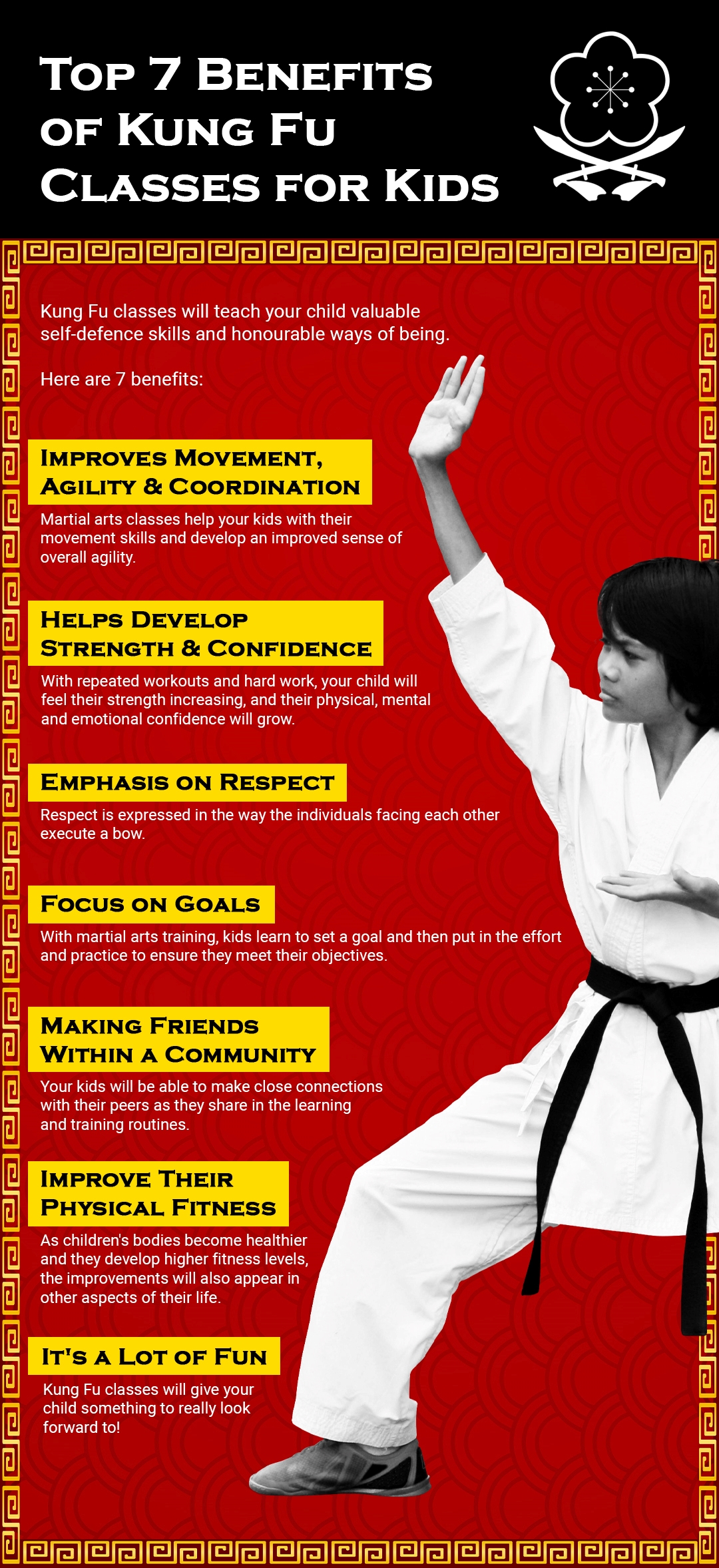 Top 7 Benefits of Kung Fu Classes for Kids